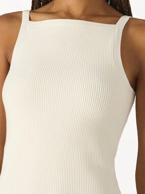 Abercrombie & Fitch Squareneck Tank - Cream